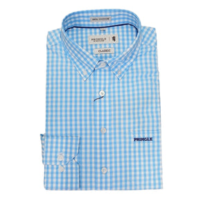 Pringle Shirts Pringle Men's Long Sleeve Arnold Blue Check