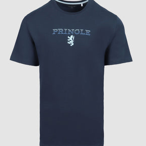 Pringle T Shirt Pringle Ezra Short Sleeve T Shirt Navy (7761223483481)