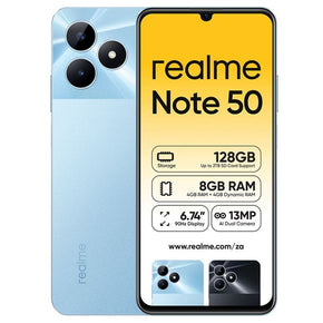 Realme Mobile Phones Realme Note 50 128GB LTE Dual Sim - Sky Blue (7706872545369)