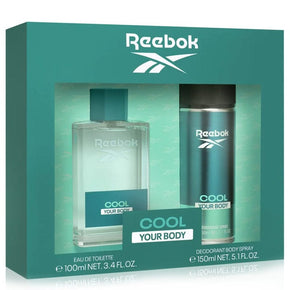 Reebok Fragrance Reebok Cool Your Body Men's Eau De Toilette Spray 100ml Set (7732501643353)