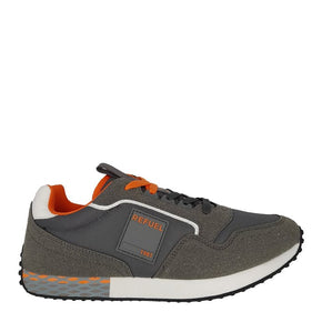 Refuel Sneaker Size Uk Six Refuel Bolt Mens Sneakers Charcoal/Orange (7701759721561)