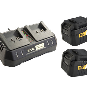 Ryobi Batteries Ryobi 18 V Batteries and Charger XB-4000K