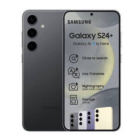 Samsung Smart Phones ONYX BLACK Samsung Galaxy S24 Plus 5G 256GB Dual Sim (7665551671385)