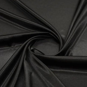 SATIN Dress Fabrics Black Stretch Satin Fabric 150 cm (7710970609753)