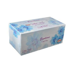 Satin Touch Facial Tissue Satin Touch 2 Ply Facial Tissue 200’s Blue (7825035690073)