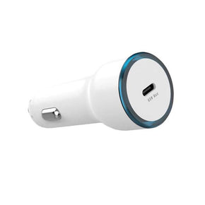 Supa Fly 65W Car Charger With Type C Cable - White