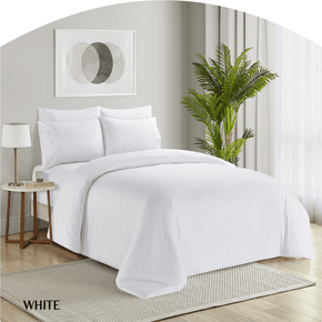 SIMON BAKER SHEET SET Queen Simon Baker Organic Bamboo Cotton White 4 Piece Sheet Set (7895591518297)