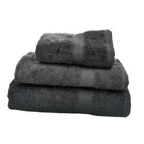 SIMON BAKER TOWEL Hand Towel  50 x 90 Simon Baker Hotel Collection Towels Platinum (Charcoal) 450GSM (7725431619673)