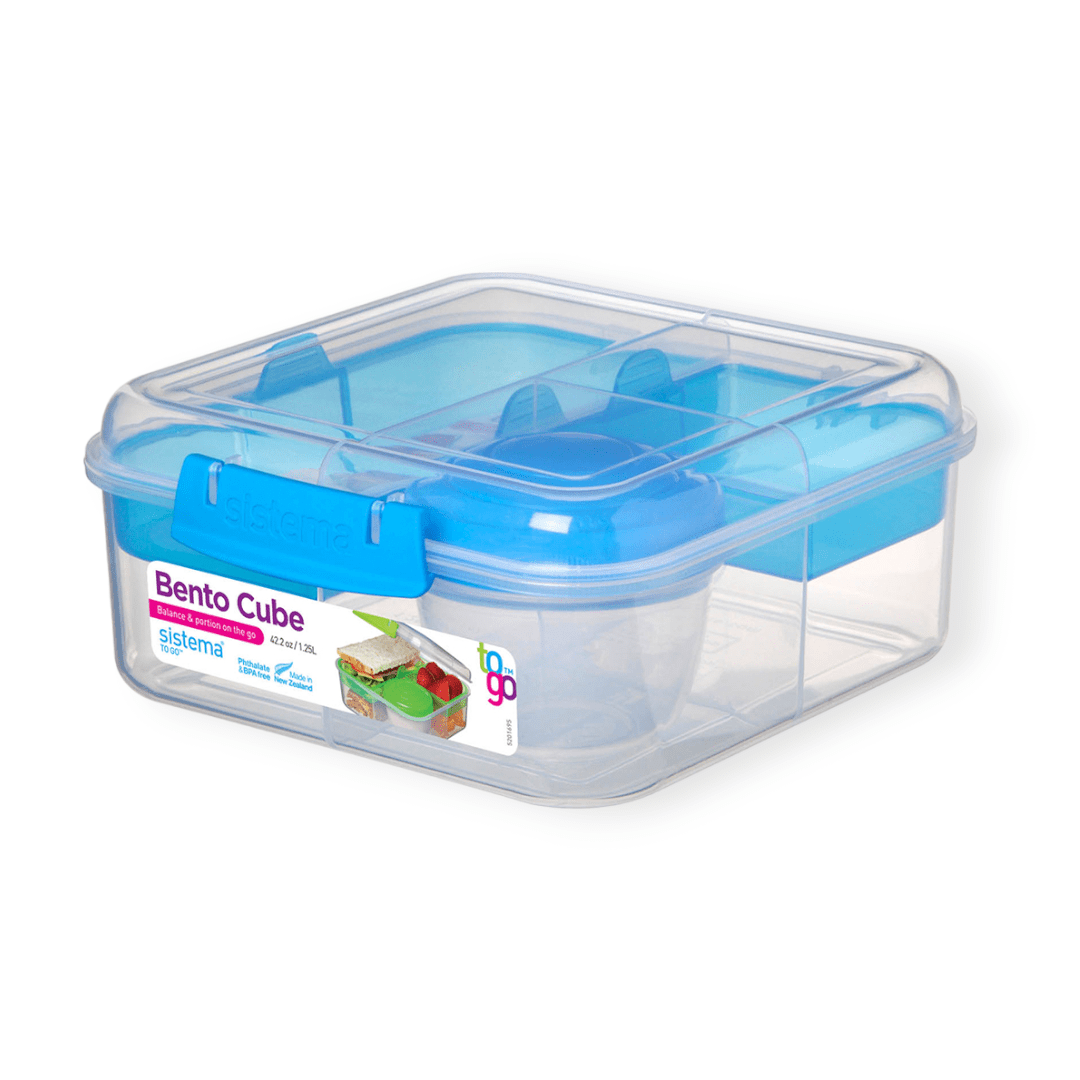 1.65L Bento Cube with Yogurt Pot