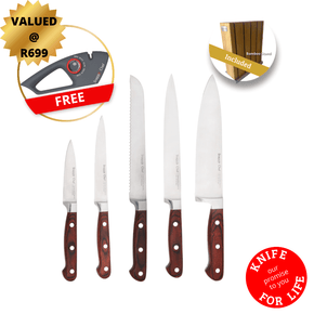 SNAPPY CHEF Knife Snappy Chef 5 Piece Professional Knife Set with block SCKS005