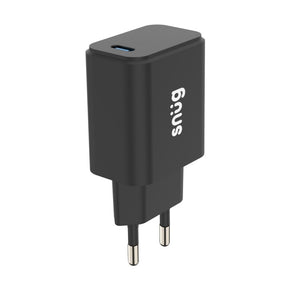 Snug 25W 1 Port PD Home Charger - Black (7877024579673)