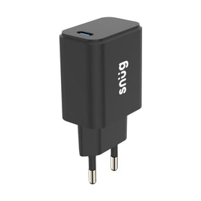 Snug Power Adapters & Chargers Snug 25W 1 Port PD Home Charger - Black