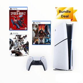 Sony PlayStation PS5 BUNDLE PlayStation 5 Console Slim Disc Edition Bundle (7799221747801)