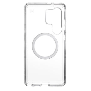 Speck Electronics Accessories Speck Presidio Perfect Clear Magnet Case for Samsung Galaxy S25 Ultra – Clear & Chrome