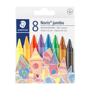 Staedtler Crayons Staedtler Wax Crayons Jumbo 8 Pack 229-NC8