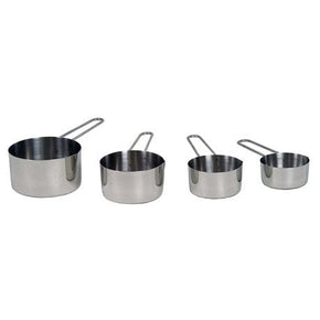 STEEL KING Measuring Steel King Stainless Steel Measuring Cup Set 4-Piece 4.MCS