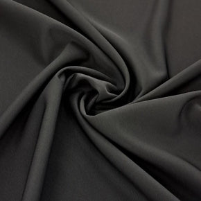 SUITING Dress Fabrics Black Barathea 150cm (7811841753177)