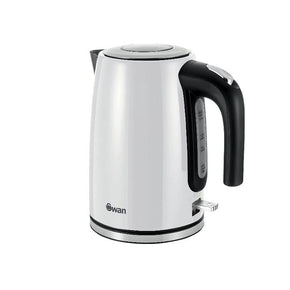 Swan KETTLE Swan Townhouse Stainless Steel Pearl White 1,7 Litre Jug Kettle STH17W