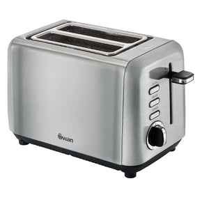 Swan TOASTER Swan Townhouse Stainless Steel Silver 2 Slice Toaster STH2S