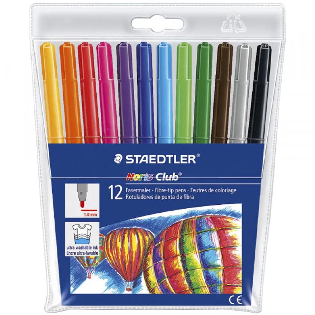 Staedtler Markers - 10 pcs. - Noris Fiber Pens - 1 mm