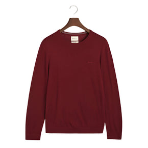 Gant Extra Fine Merino Wool Crew Neck Sweater (7928014110809)