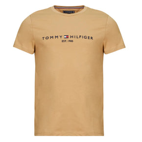 Tommy Hilfiger T Shirt Tommy Hilfiger Men's Tommy Logo Tee Classic Khaki