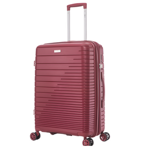 Travel Mate 65cm Hard Shell Zipper 8 Wheel Xbag Trolley Case TSA L-343 B - Red (7759128461401)