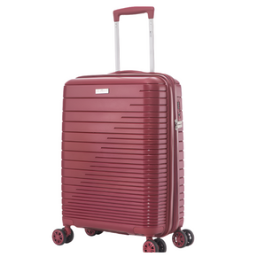 Travel Mate 55cm Hard Shell Zipper 8 Wheel Xbag Cabin Trolley TSA L-343 C - Red (7759138685017)