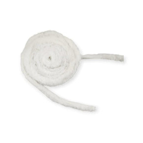 TRIMMINGS Habby White Ribbing Fur (7798871720025)