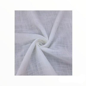 U&G FABRICS SHEER VOILE At Ease Sheer White 300 cm (7772306047065)