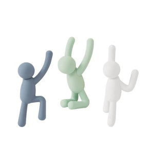 Umbra Paper Holder Umbra Buddy Hooks Multicolored Lite Set of 3 UMB318165370