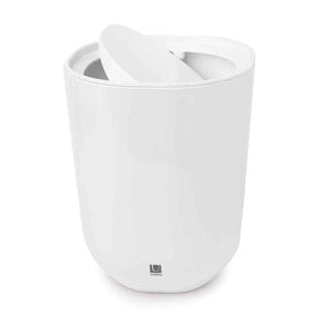 Umbra Paper Holder Umbra Step Waste Can With Lid White UMB023840660