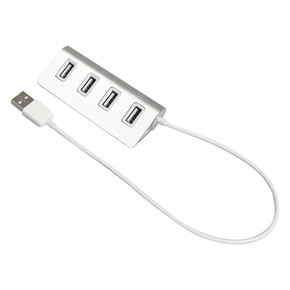 Volcano USB Hub Volkano Pivot Series 4-Port USB Hub Silver VK-20011-SL (7713722073177)