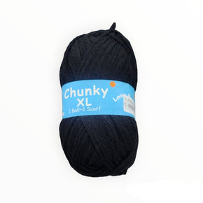 WOOL Habby Black Chunky XL Wool 200 g (2061648494681)