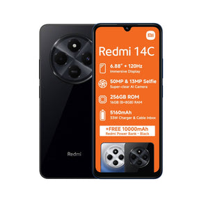 Xiaomi Redmi 14C 128GB Dual Sim - Midnight Black (7804411609177)