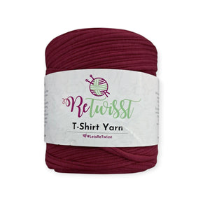 YARN HABBY Maroon T-shirt Yarn 650 g (7641900089433)