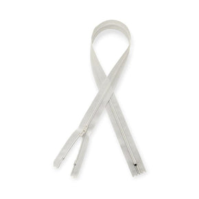 YKK ZIPS Zip 35cm / White YKK Nylon Zip White (7782571475033)