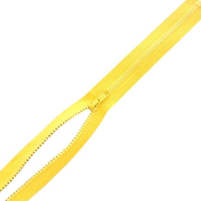 ZIPS HABBY Yellow Chunky Open End Zip 50 cm (7768224366681)