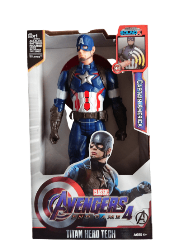 Marvel Avengers Endgame Titan Hero Series Captain America 12 Action Figure  - We-R-Toys