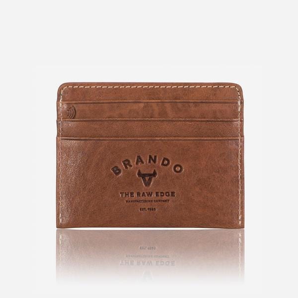 Brando Leather Card Holder in Brown