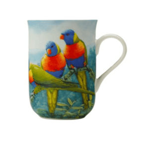 Maxwell & Williams MUG Maxwell & Williams Birds of Australia 10 year Anniversary Mug 300ML Lorikeet (6859139776601)