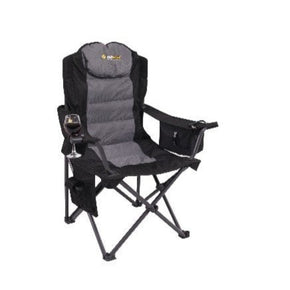 Oztrail camping chair Oztrail Big Boy Arm Chair 220kg Black FCE-BIGBL-F (7166703370329)