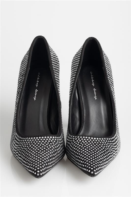 Sissyboy Diamante Court Shoes Black for Sale ️ Lowest Price Guaranteed